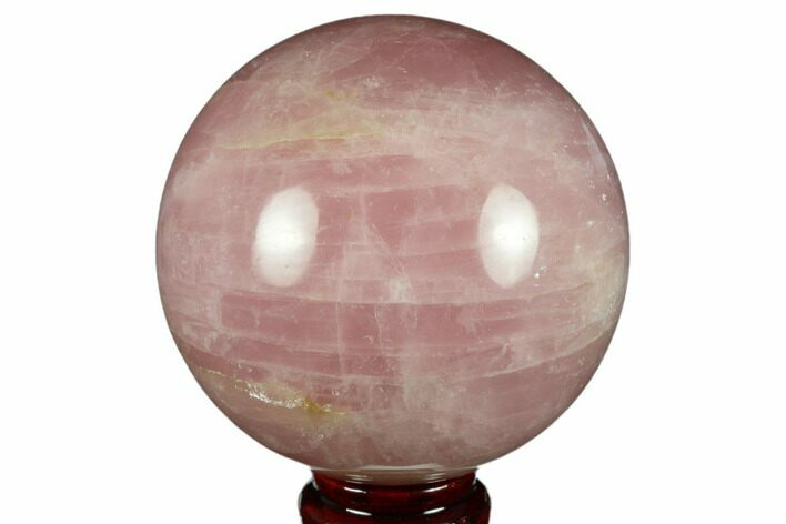 Polished Rose Quartz Sphere - Madagascar #177759